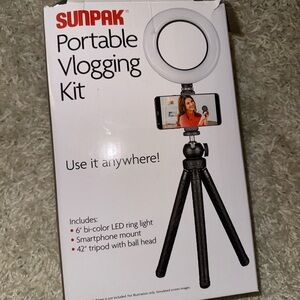 Sunpak Portable Vlogging Kit - Black